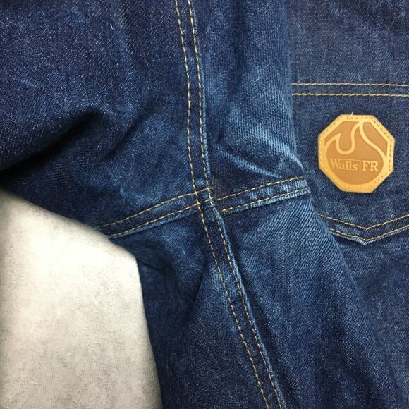 Walls FR Mens Flame Resistant Blue Jeans size 42 to 44x34 Work Denim Cotton Pant - Picture 10 of 13